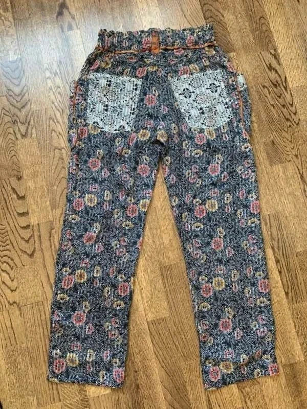 Isabel Marant multicolour silk trousers - view 2