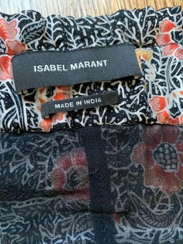 Isabel Marant multicolour silk trousers - view 3