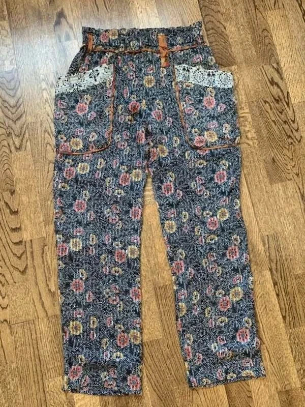 Isabel Marant multicolour silk trousers