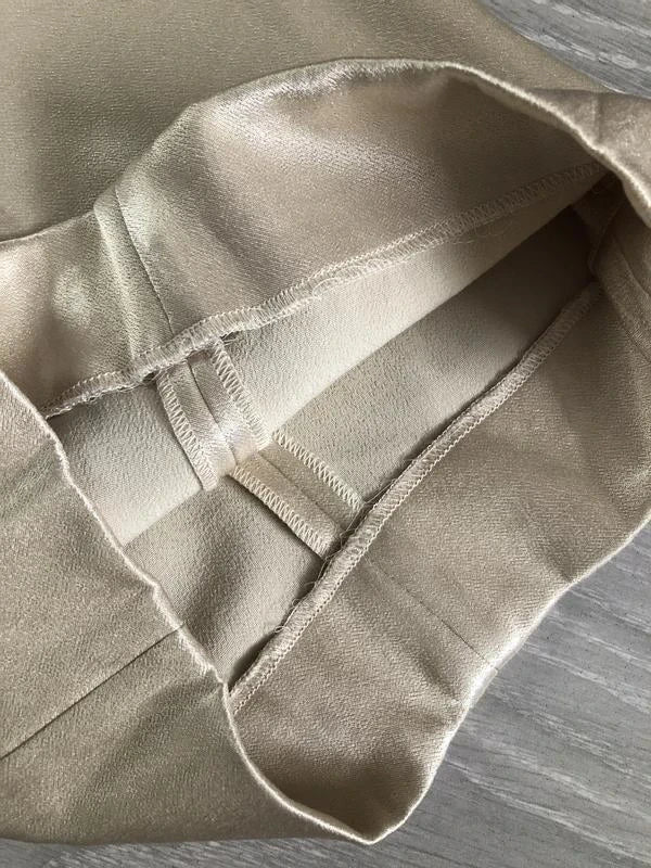 By Malene Birger gold viscose high-waisted trousers - view 5