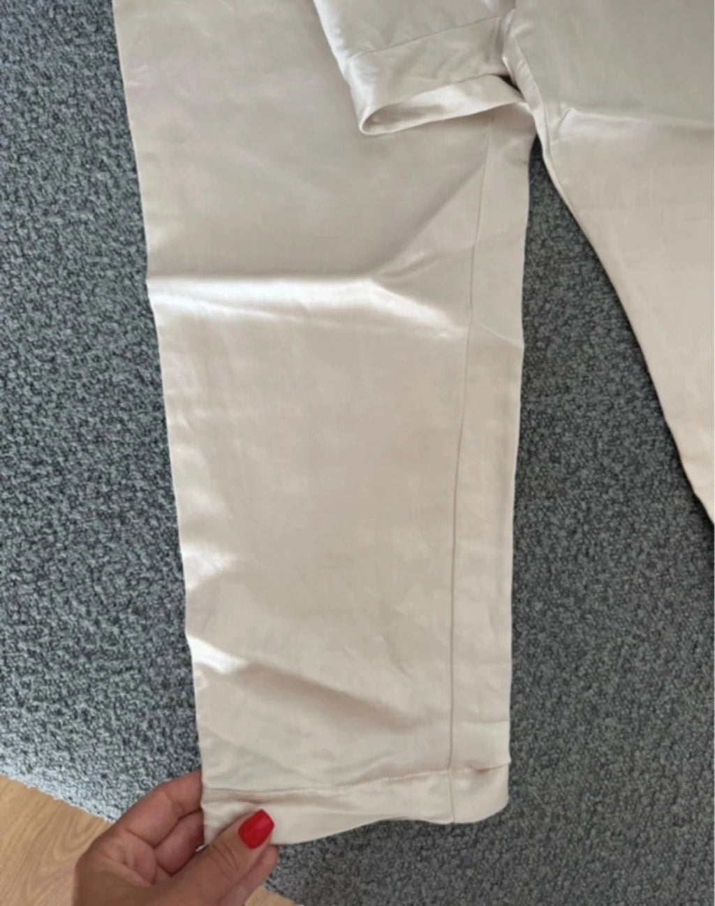 Forte Forte cream viscose linen trousers - view 2