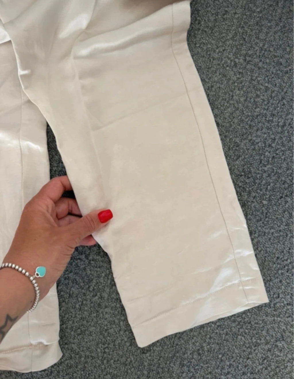 Forte Forte cream viscose linen trousers - view 3