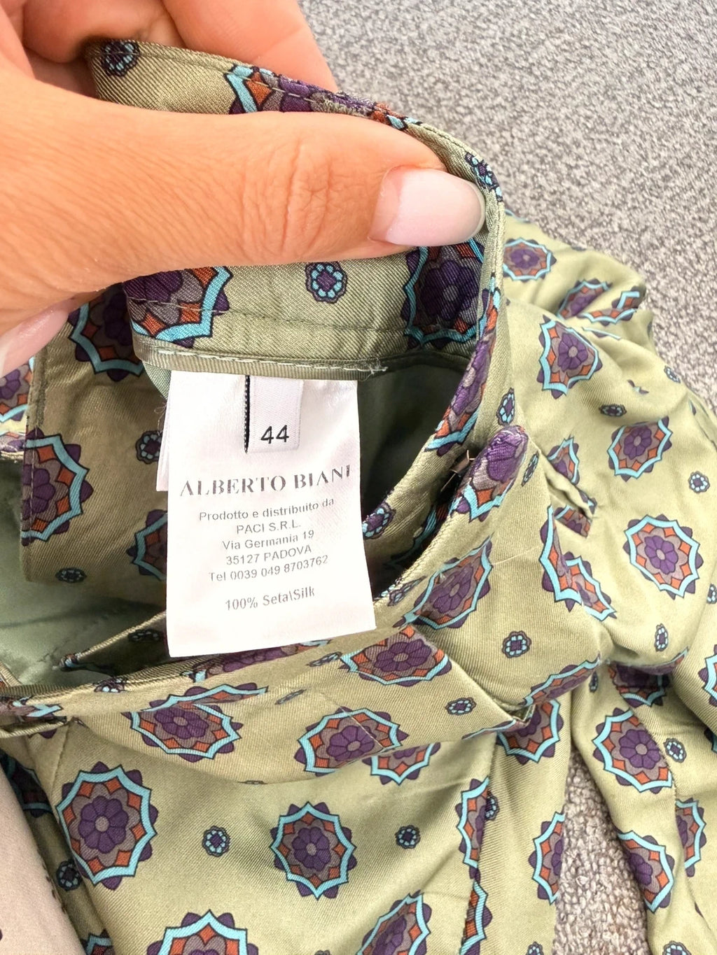 Alberto Biani green silk trousers - view 7