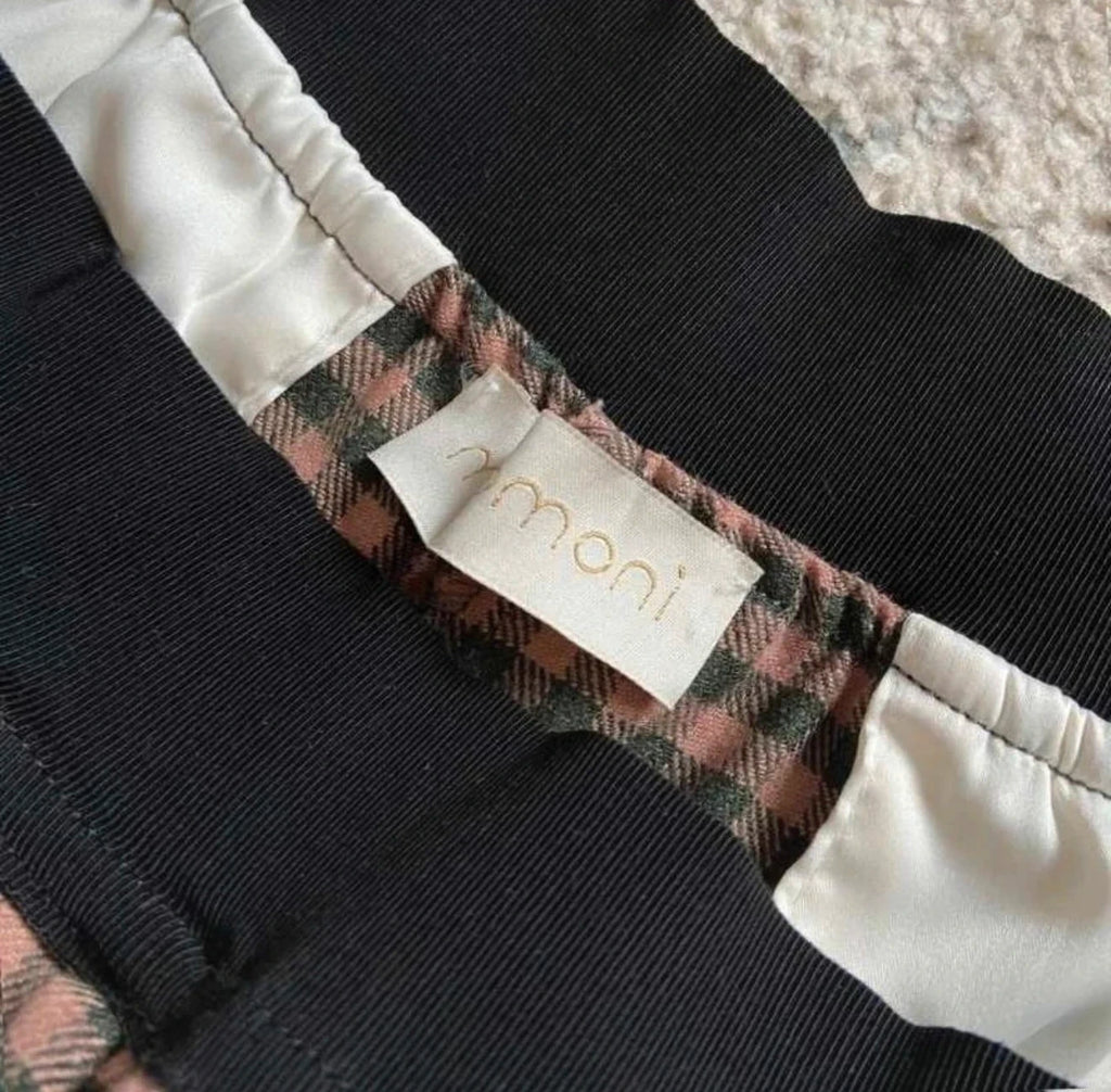 Momoni khaki viscose wool trousers - view 7