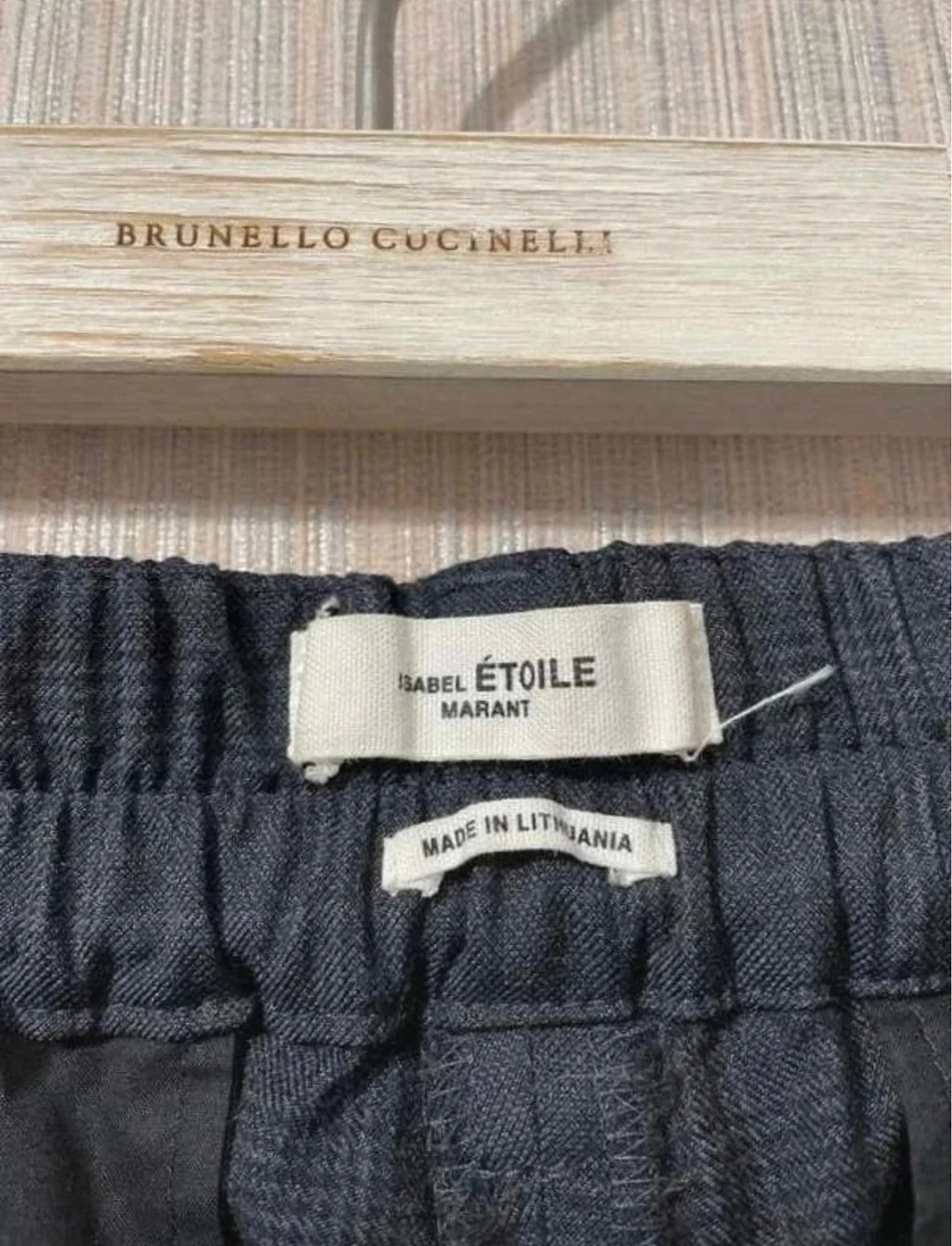 Isabel Marant Étoile grey wool trousers - view 4