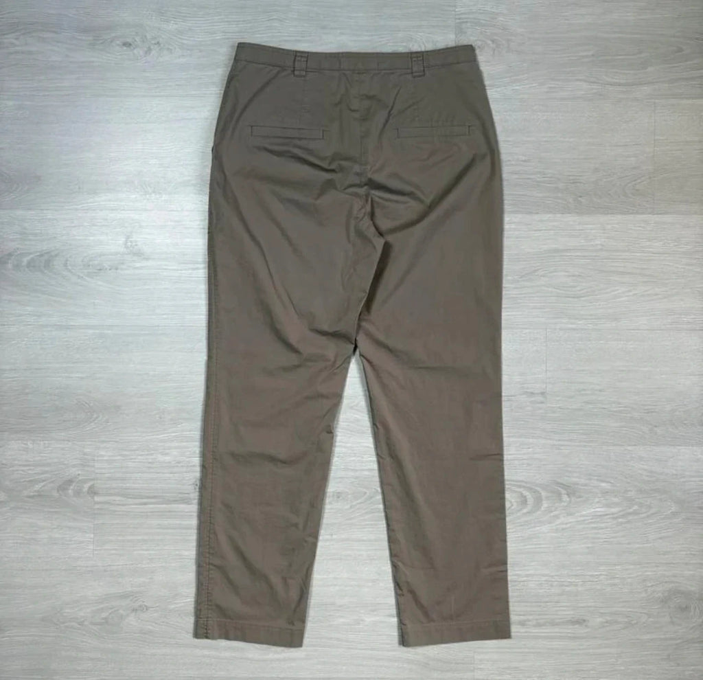 Dorothee Schumacher mocha cotton high-waisted trousers - view 8