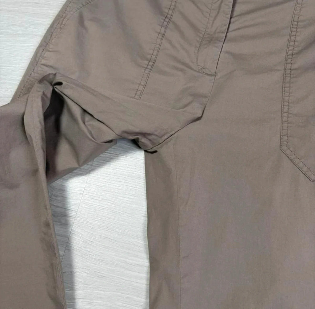 Dorothee Schumacher mocha cotton high-waisted trousers - view 6