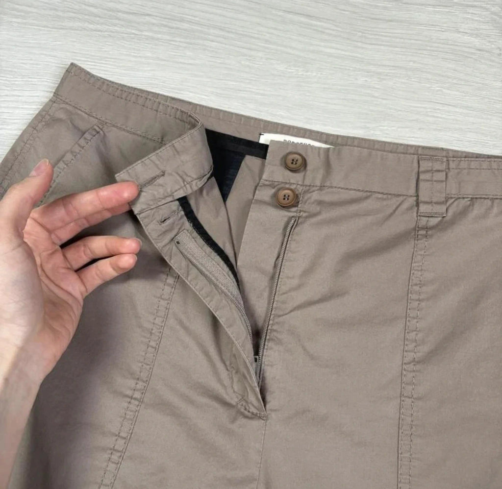 Dorothee Schumacher mocha cotton high-waisted trousers - view 3