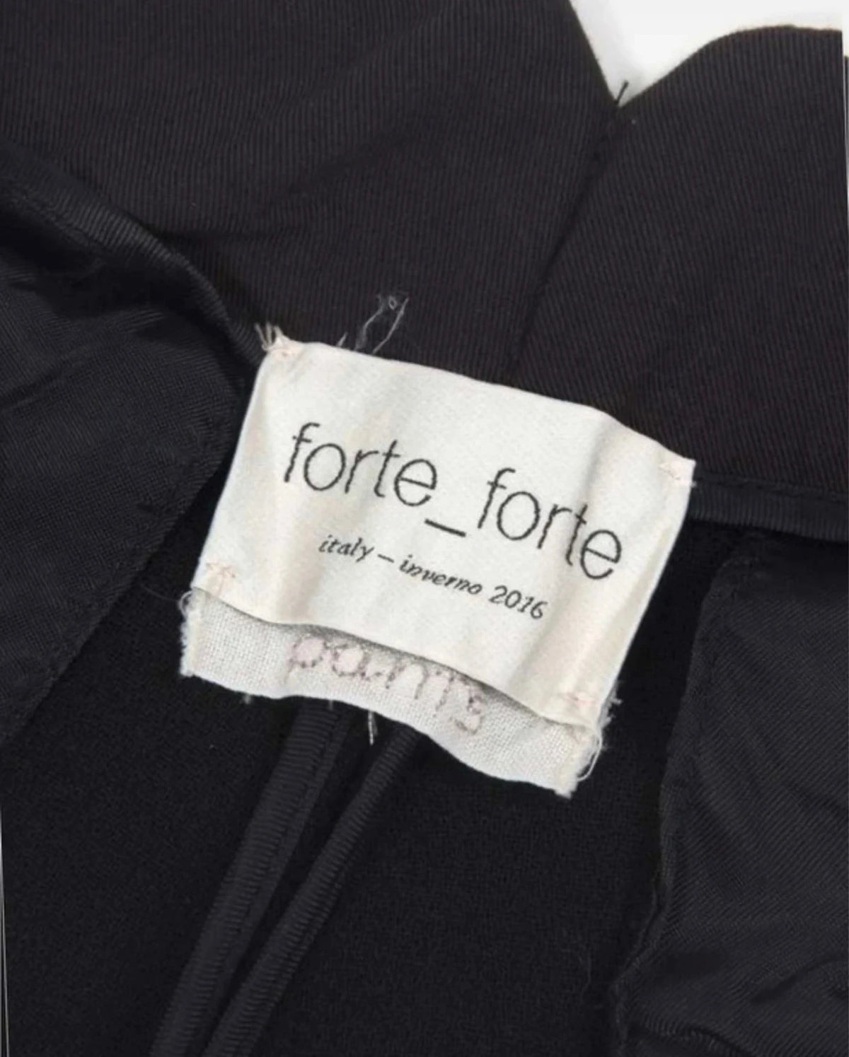 Forte Forte black viscose trousers - view 6