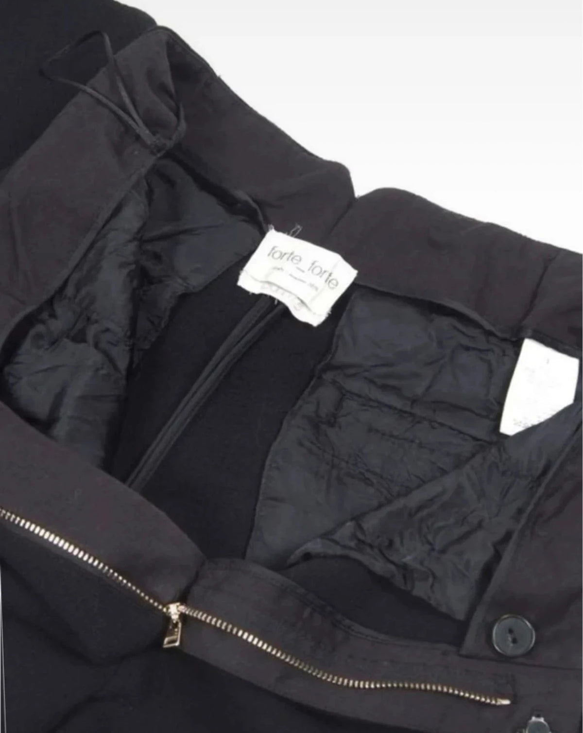 Forte Forte black viscose trousers - view 5