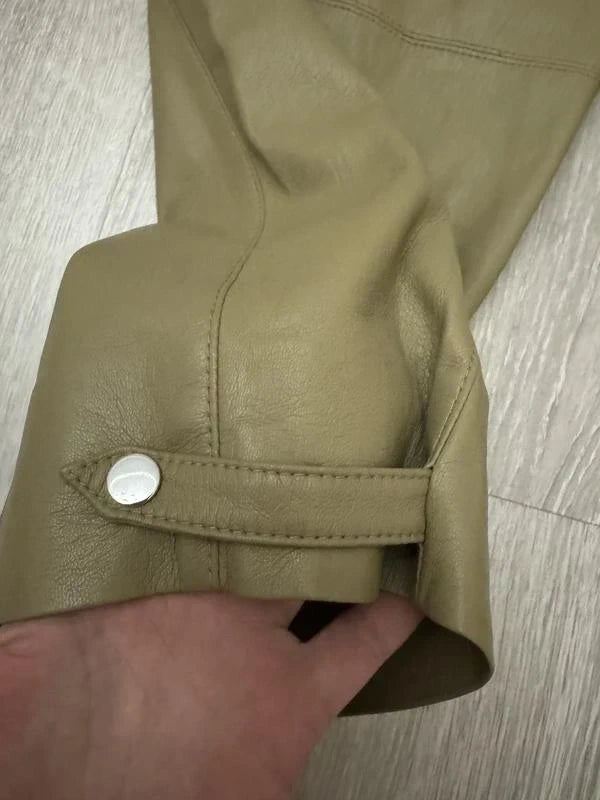 Dorothee Schumacher khaki leather trousers - view 2