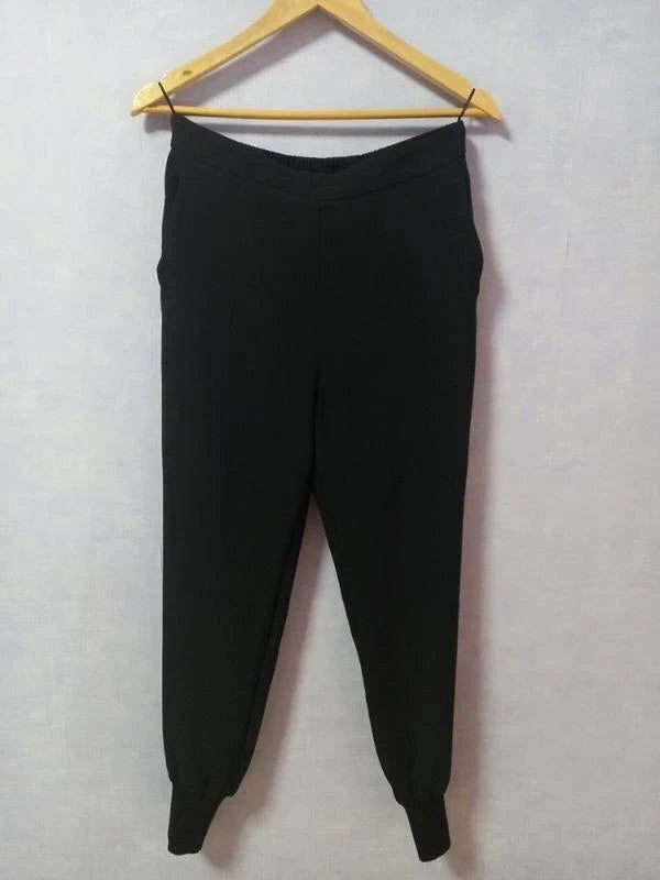 Stella McCartney black jersey trousers