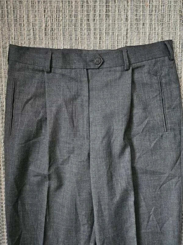 Peserico grey wool classic trousers - view 5