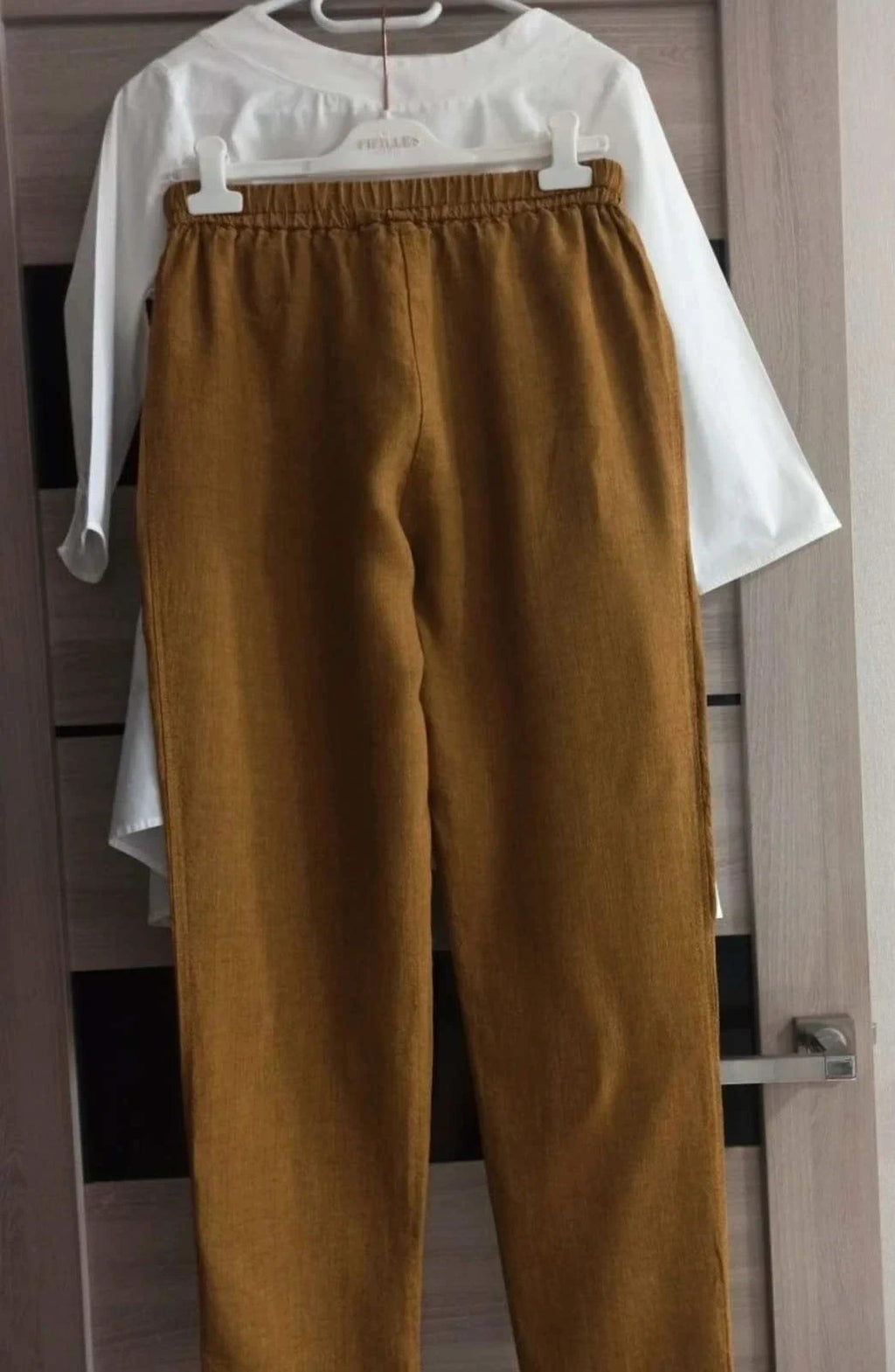Forte Forte mustard linen viscose trousers - view 2