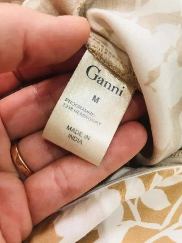 Ganni white viscose jumpsuit - view 4