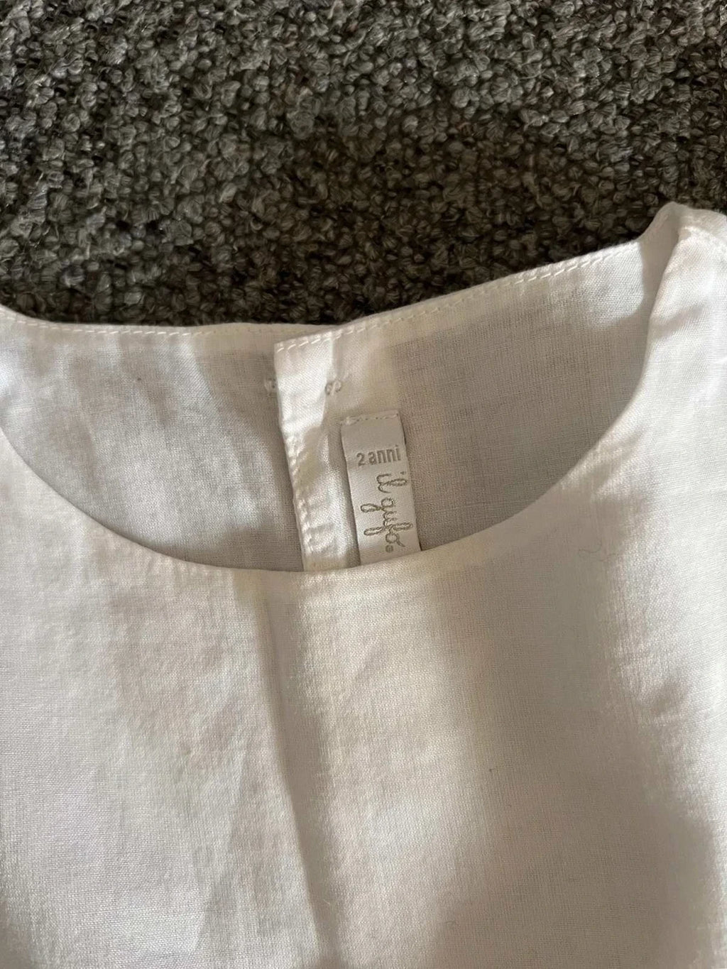 Il Gufo white cotton dress - view 2