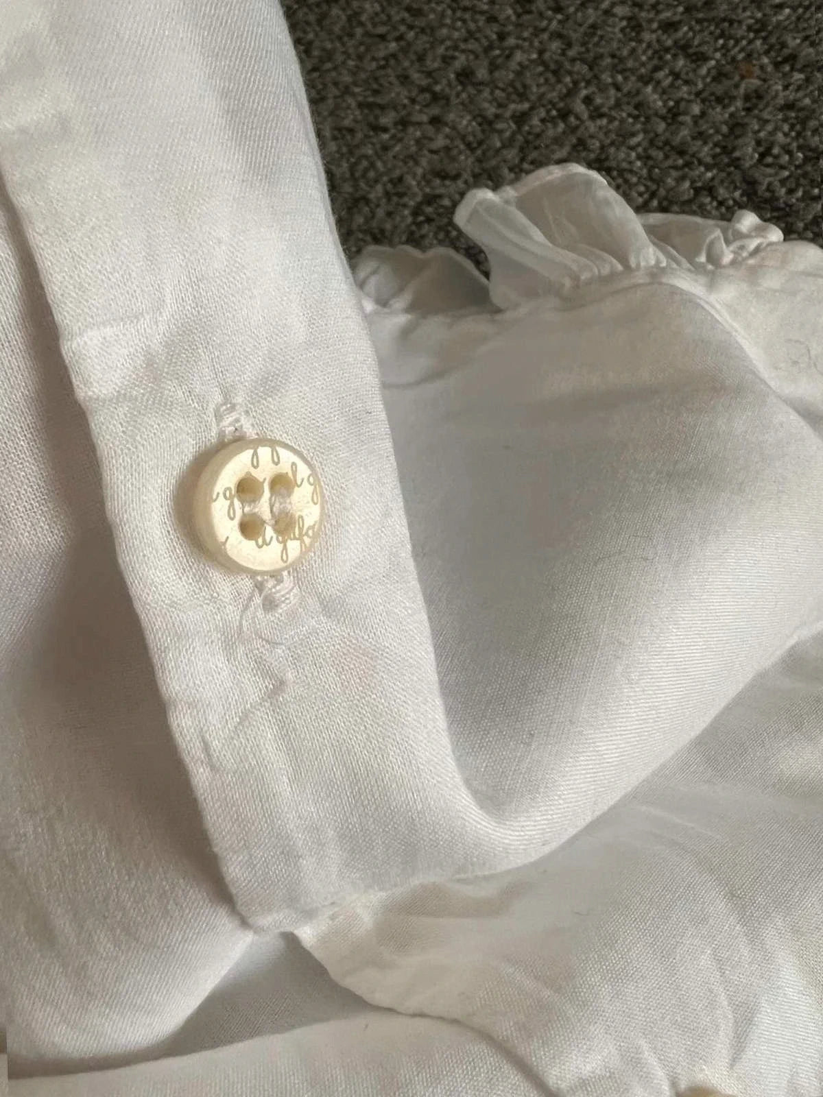 Il Gufo white cotton dress - view 6