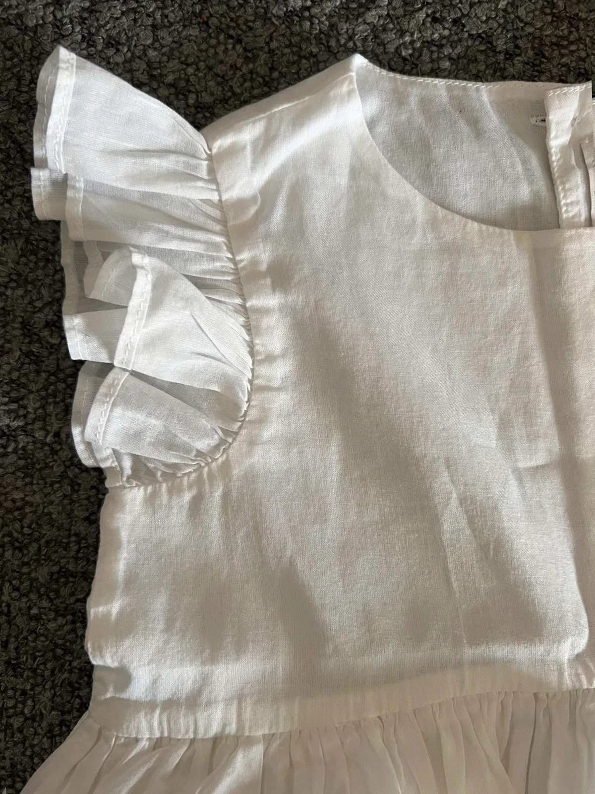 Il Gufo white cotton dress - view 3