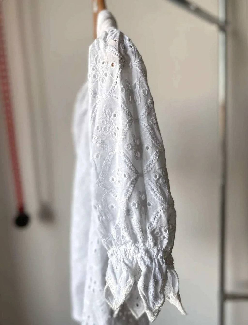Ba&sh white short sleeve blouse - view 7
