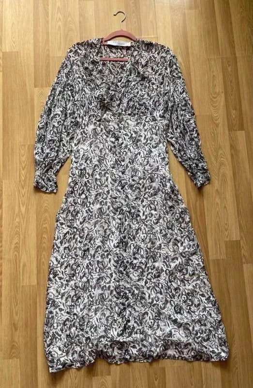 IRO multicolour viscose midi dress
