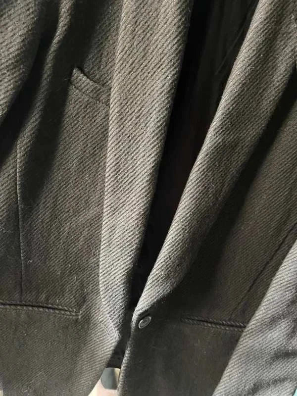 Isabel Marant black wool linen blazer - view 3
