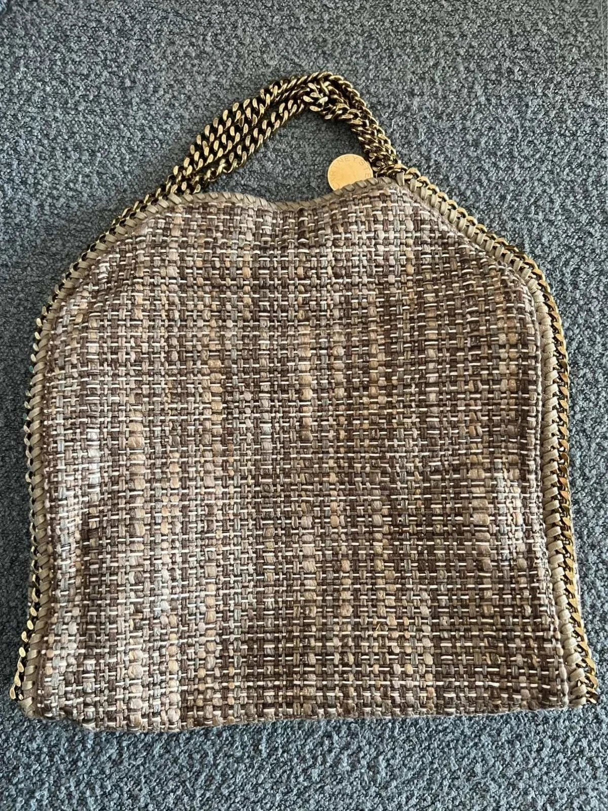 Stella McCartney Falabella gold tweed bag - view 12