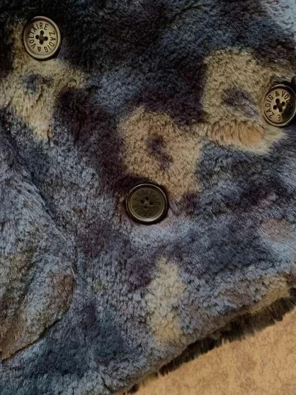 Zadig & Voltaire Miles Leo black faux fur jacket - view 4