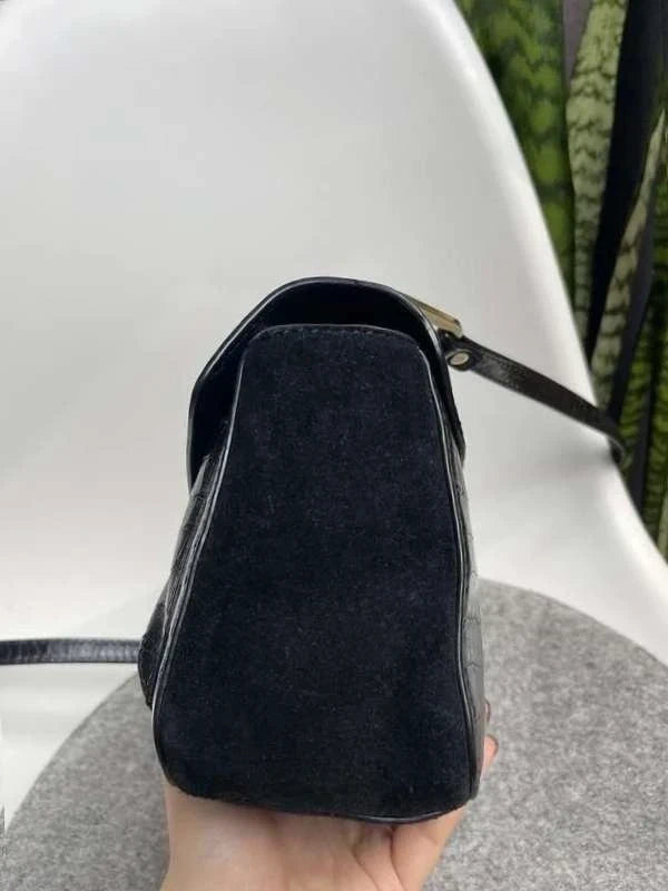 Claudie Pierlot black leather crossbody bag - view 2