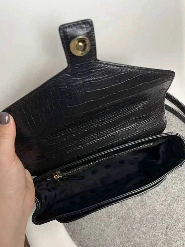 Claudie Pierlot black leather crossbody bag - view 4