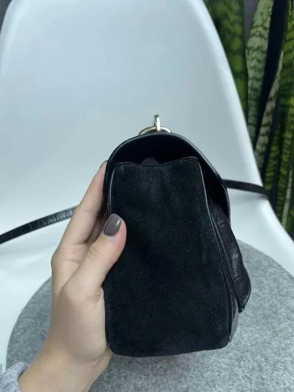 Claudie Pierlot black leather crossbody bag - view 7