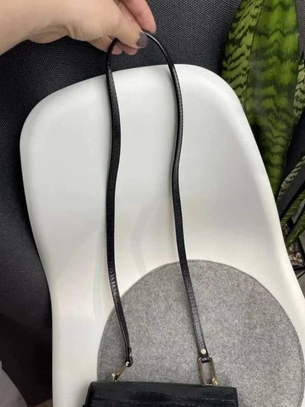 Claudie Pierlot black leather crossbody bag - view 9