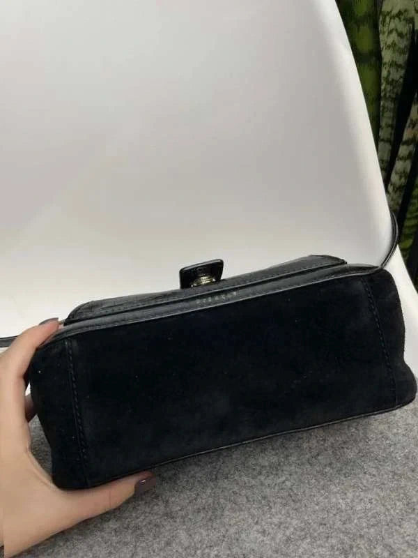 Claudie Pierlot black leather crossbody bag - view 6