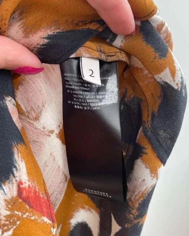 Dorothee Schumacher brown viscose silk blouse - view 2