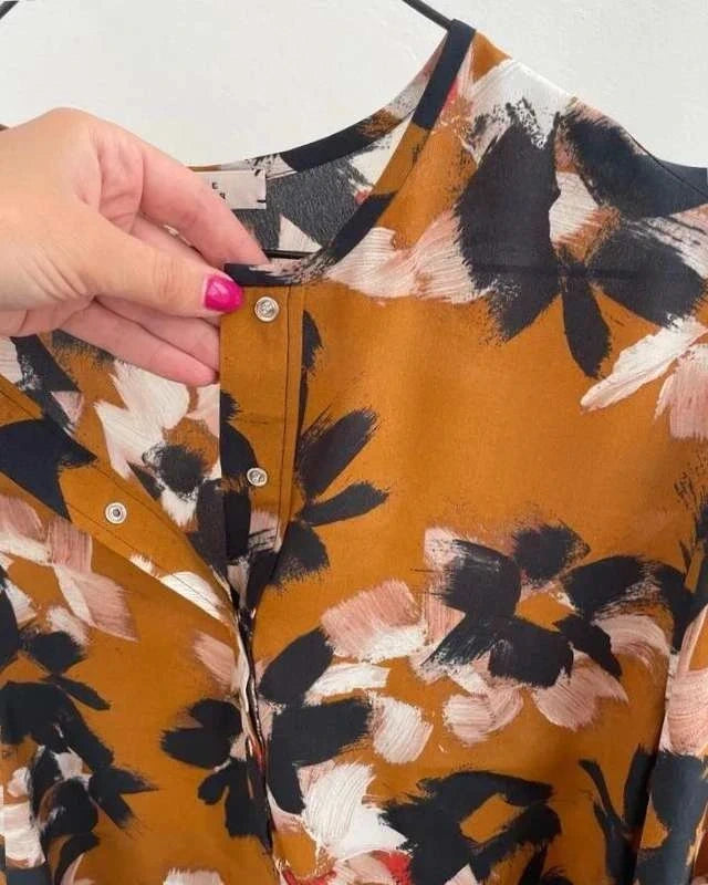 Dorothee Schumacher brown viscose silk blouse - view 3