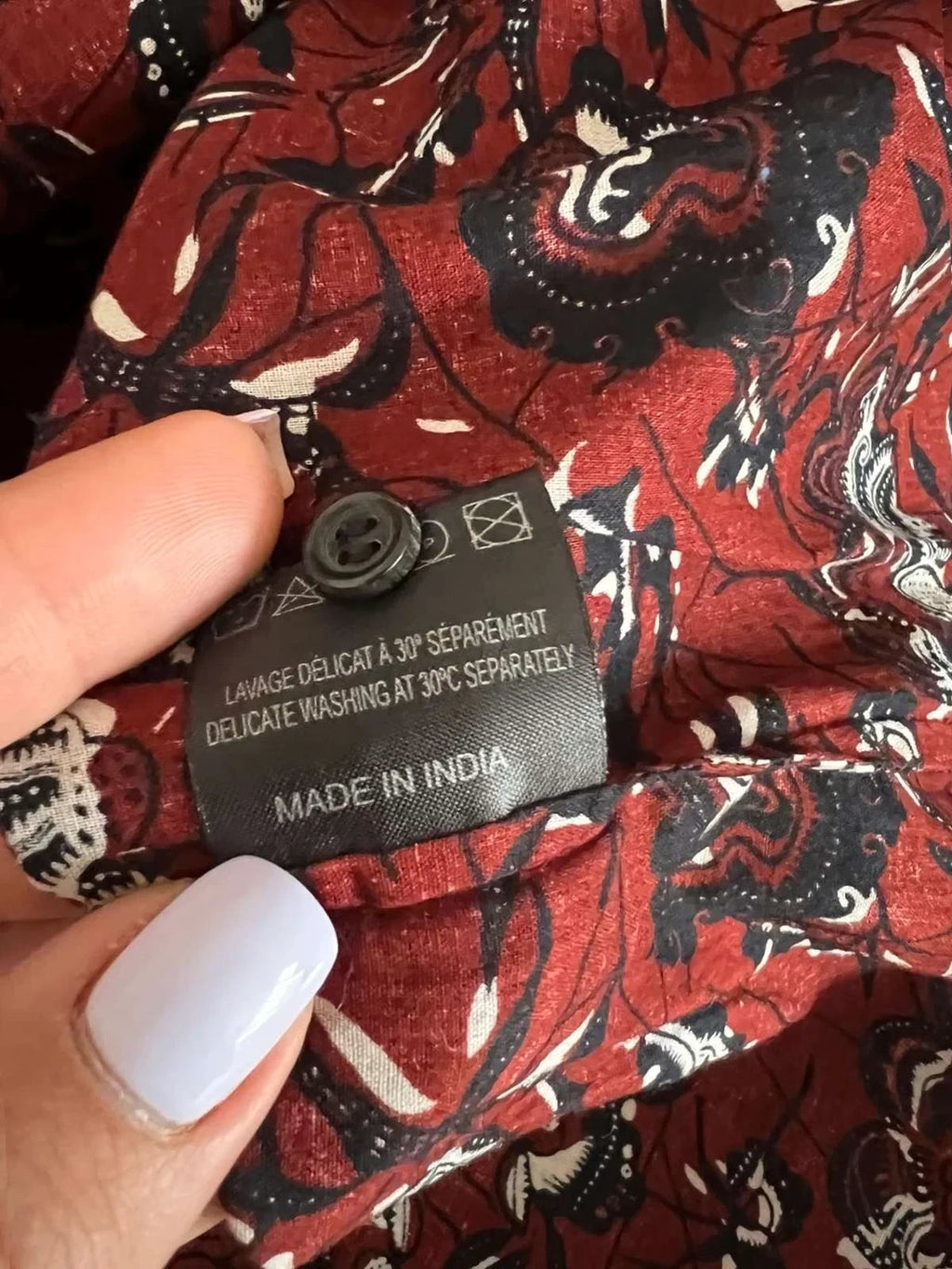 Isabel Marant burgundy cotton shirt - view 5