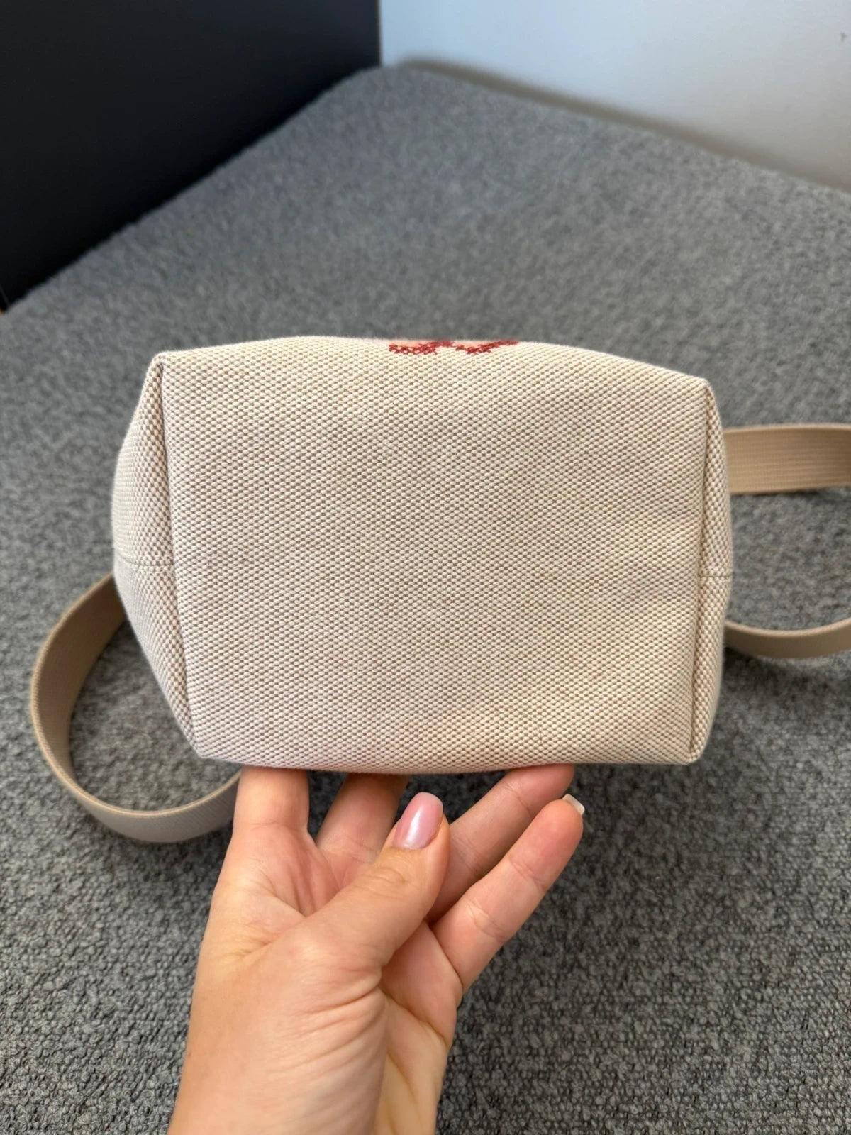 Longchamp Roseau beige embroidered bag - view 5
