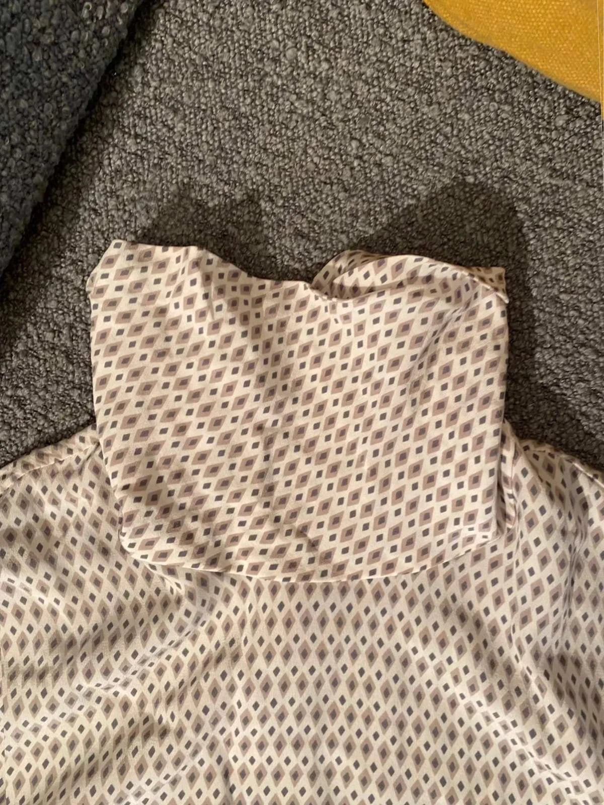 Hemisphere grey silk dress - view 2