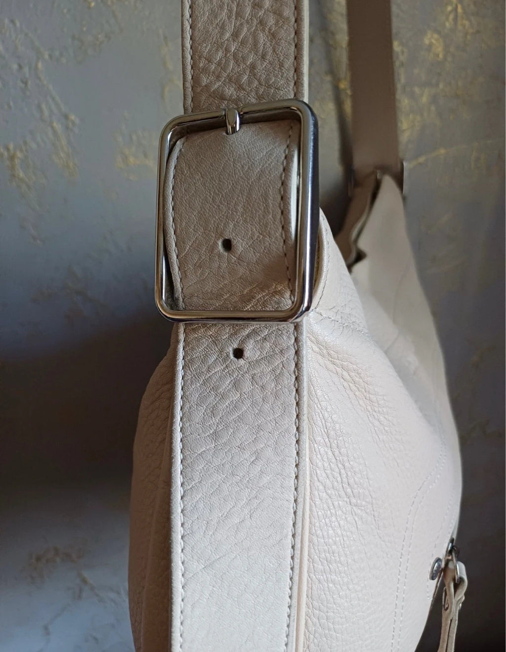 Longchamp cream leather crossbody bag - view 8