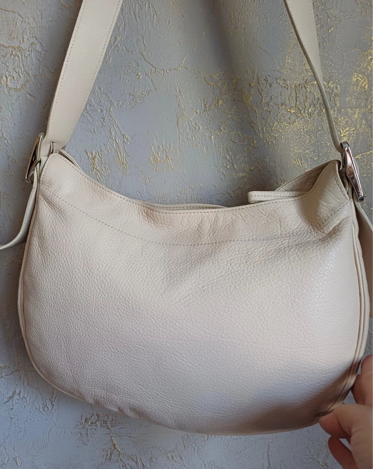 Longchamp cream leather crossbody bag - view 5