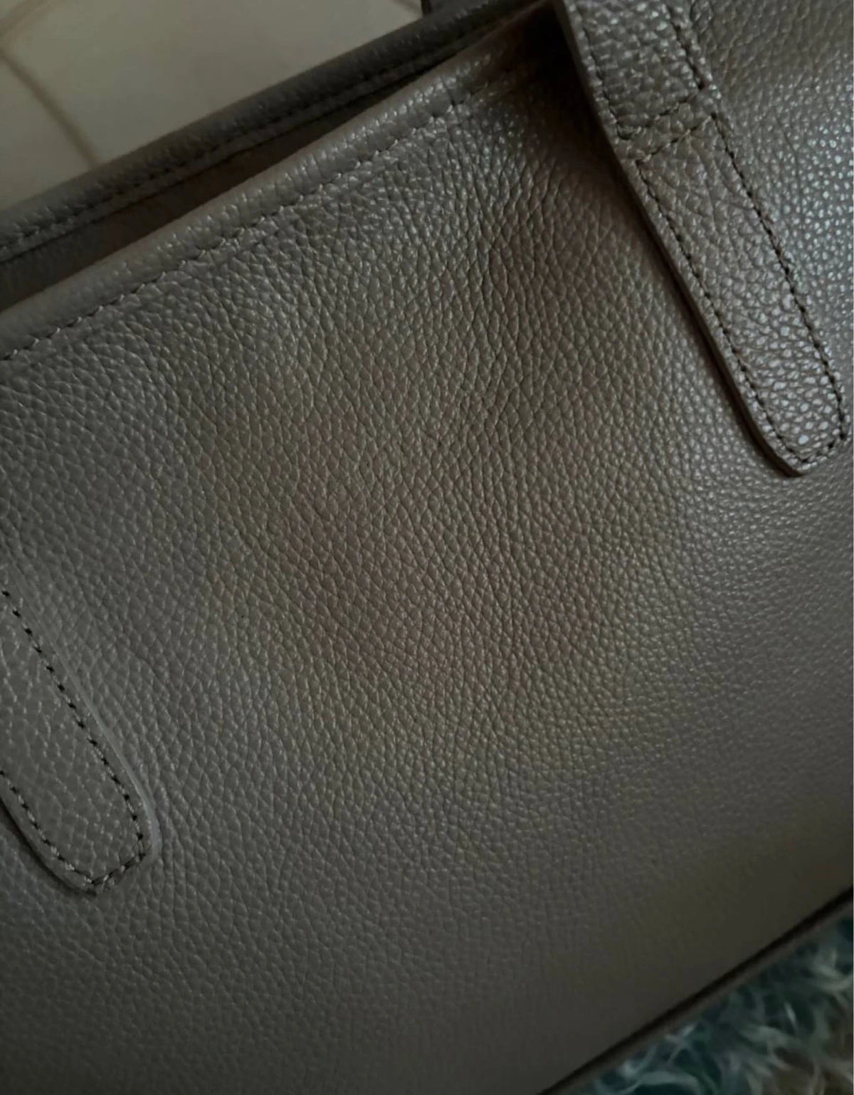 Longchamp taupe leather shoulder bag - view 2
