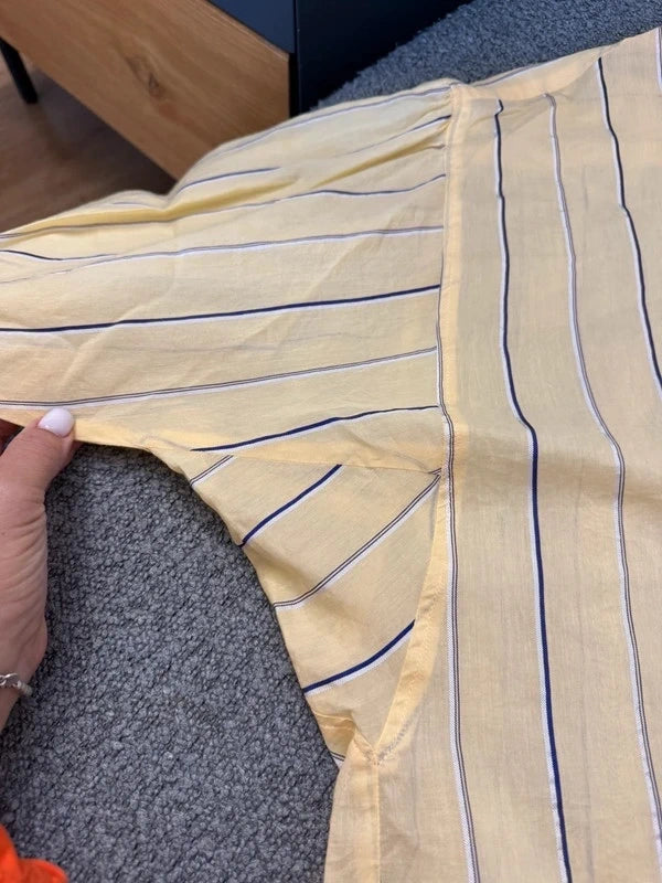 Isabel Marant new satchel shirt cotton silk viscose blend yellow shirt - view 6