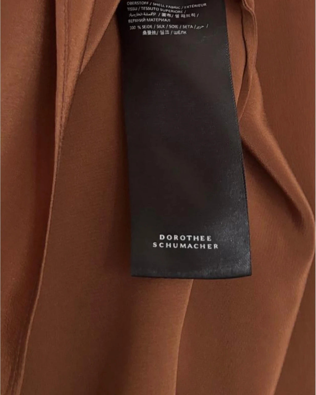 Dorothee Schumacher brown silk blouse - view 5