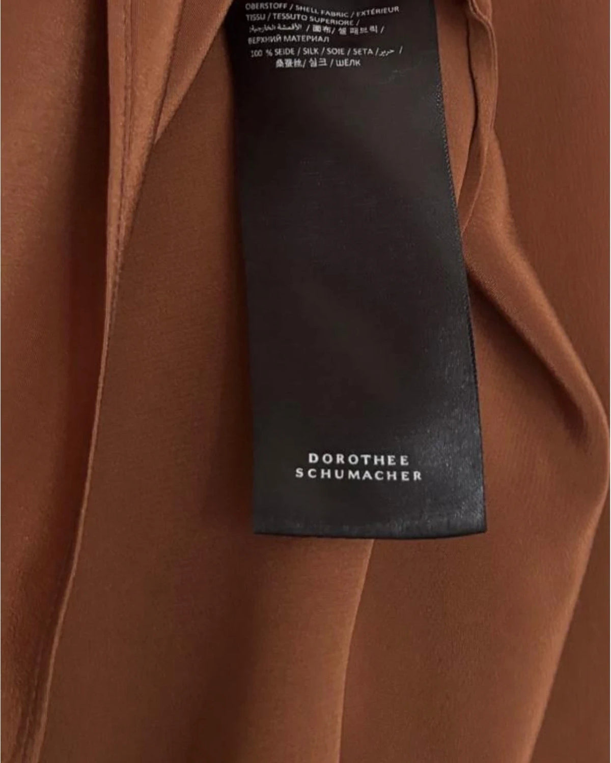 Dorothee Schumacher brown silk blouse - view 5