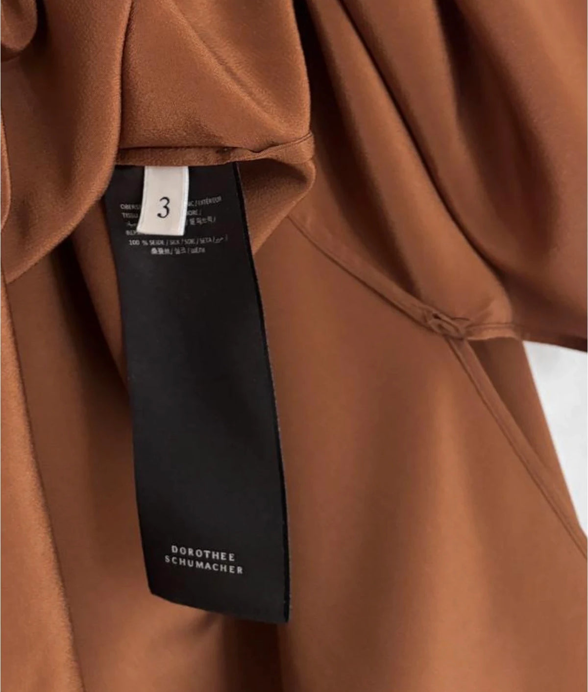 Dorothee Schumacher brown silk blouse - view 4