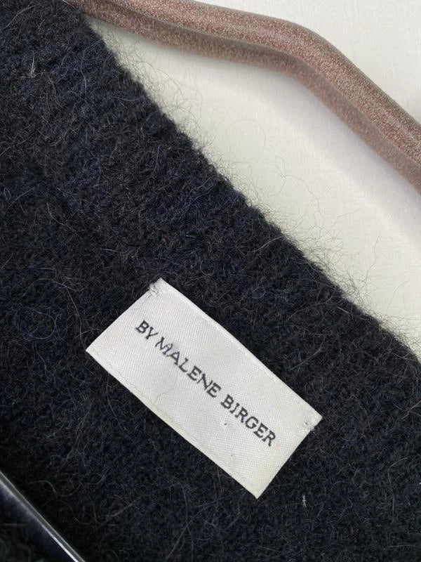 By Malene Birger black biagio sweater kid mohair wool - view 2