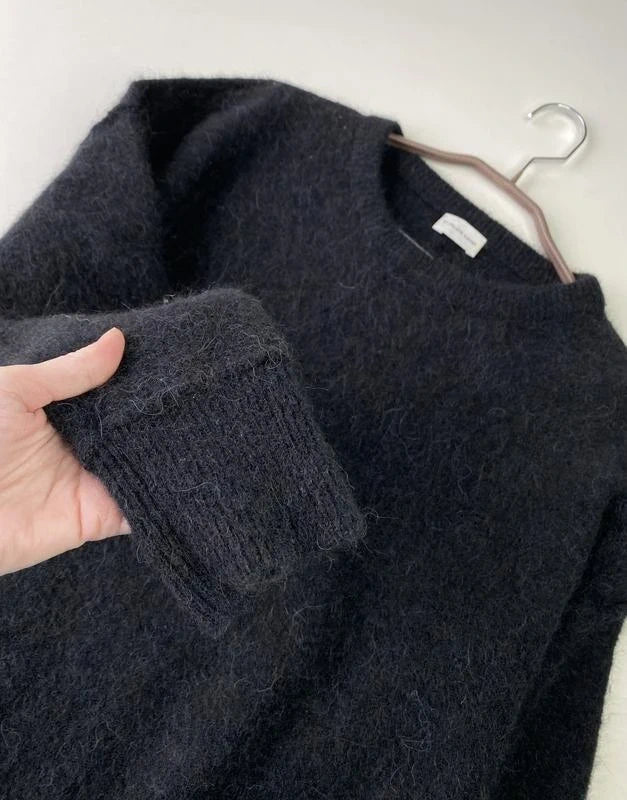 By Malene Birger black biagio sweater kid mohair wool - view 4
