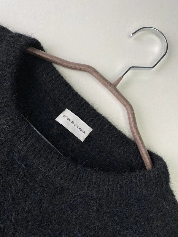 By Malene Birger black biagio sweater kid mohair wool - view 5