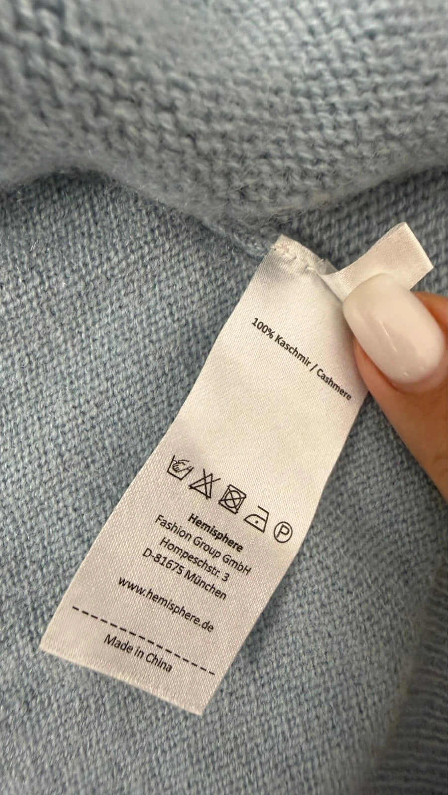 Hemisphere blue cashmere cardigan - view 4
