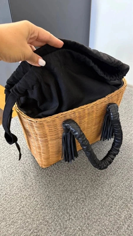 Dorothee Schumacher raphia bucket bag - view 8