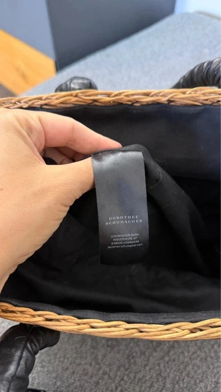 Dorothee Schumacher raphia bucket bag - view 6